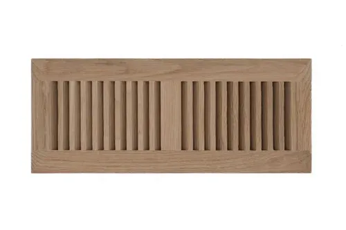 RED OAK Grillworks WV-Unfinished Red Oak Wood Vent 6 x 10 Flush Mount