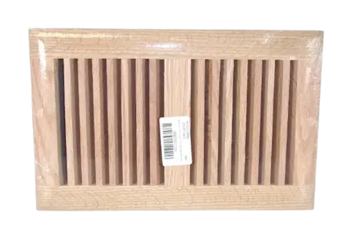 RED OAK WV-Unfinished Red Oak Wood Vent 6 X 10 Drop In