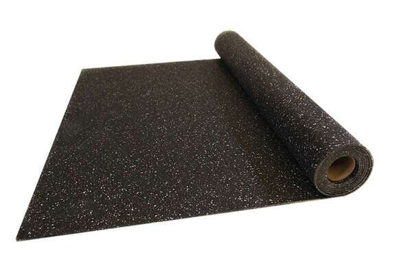 RUBBER GenieMat RST12 Sound Control Underlayment, 4' x 13' Roll 12mm..SOLD AS ROLL (52sf per roll)
