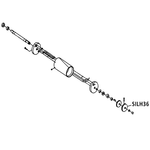SILVERLINE Pro 8 drum outer large pulley H36