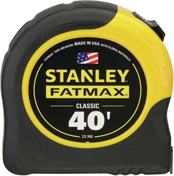 Stanley 40 ft FatMax Measuring Tape w/ BladeArmor Coating
