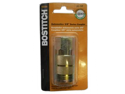 STANLEY BOSTITCH AC-14F - Automotive 3/8' Series Coupler - 1/4' NPT Female Thread