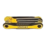 Stanley Tools STHT71800 8-Piece Folding Metric Hex Key Set
