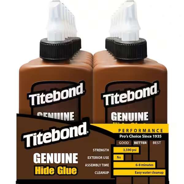 TITEBOND 5013 Liquid Hide Glue 8 oz 12-Pack