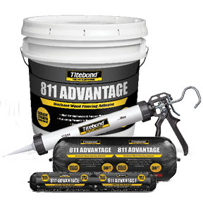 TITEBOND 811 Advantage Wood Flooring Adhesive 4 Pouches 0.75 Gallon / Box
