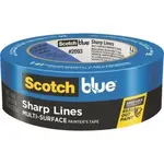 3M 2093EL 24mm X 60 Edge lock Blue Masking Tape 36 rolls per case 2093EL-24