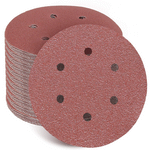 3M -Regalite 6" x 6 Hole hook n loop edger disc 80 grit 50ct per box 03949 7100187100