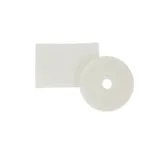 3M 18" x 3/4" 4100 White Super Polish Pads 5/cs