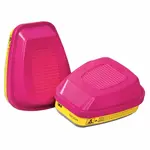 3M P100 Acid Gas and Organic Vapor Cartridge, 2 Cartridges per Pack Pink (60923H1)