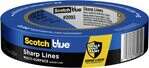 3M 2093 24mm X 60 Edge lock Blue Masking Tape 24 rolls per case 2093-24EC