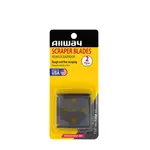 Allway 1 1/2" Scraper Blades Carded - 2 Pack - 22B