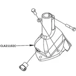 American Sanders Clarke Amer 12 Handle Mount Black 21102C