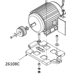 American Sanders American 12 Motor Platform - BLACK 26108C