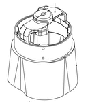 American Sanders Ce-7 HOUSING MOTOR PLATED 29911A