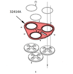 American Sanders 3DS plastic disc assembly cover 32414A