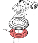 American Sanders 1600 Shroud, Inner, New Style 61832A