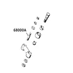 American Sanders American 8 idler stud 68000A