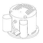 American Sanders RS-16 rotor with bearing & centrifical / torque switch installed AS021100