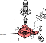 American Sanders EZ-E Fan Housing AS030900