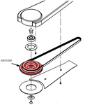 American Sanders EZ-E PULLEY, 5" PAD, 13" EXT AS031500