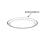 Bona Atomic 110 GASKET, CURVED eaches (needs 2 for Compl. Unit) AS3400510
