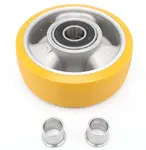 Bona 8-10 sander rear wheel complete w bearings and an Orebro side and rear wheel ASO117007