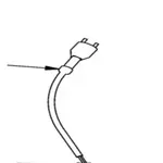 Bona edge Mini edge pigtail w plug end ASO901527