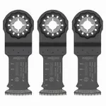 BOSCH OSL114JF-3 Starlock Bi-Metal Extra Clean Plunge Cut Blade (3 Pack), 1-1/4'