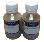 Ciranova Pink Blocker 2C 100ml bottles each of A-Clear & B-Stain set of 2 100ml test area sampl...