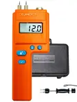 DELMHORST J-2000 Deluxe Wood Moisture Meter w specific gravity settings with Delmhorst 26ES slide hammer a...