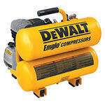 DEWALT D55153 15 Amp 1-Horsepower 4 Gallon Oiled Twin Hot Dog Compressor