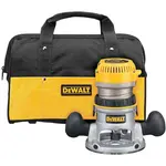 DEWALT DW618K-2-1/4 HP EVS Fixed Base Router Kit with Soft Start