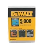 DEWALT DWHTTA7055 Heavy Duty Narrow Crown Staples 5/16 Inch Crown - 5 PK