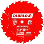 DIABLO 5 1/2 X 18 Fast Framing Trim Saw Blade with 10mm Arbor D0518X