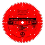 DIABLO Freud 10 X 80 Thin Kerf Cut Off Saw Blade with 5/8' Arbor and PermaShield Coating LU74R010