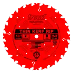 DIABLO Freud 10 X 24 Tooth Thin Kerf Ripping Saw Blade with 5/8 In. Arbor