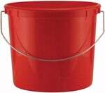 GENERIC Plastic Pail 5 Quart - Red
