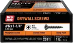 GRIPRITE Grip Rite 1 1/4" Dry Wall Screw 1LB