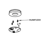 Lagler Trio Fastening bolt for sanding plates 3 per plate P1059