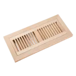 MAPLE WV-Unfinished Maple Wood Vent 4 x 12 Flush Mount