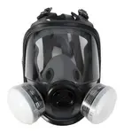 Honeywell North R95 Paint Spray and Pesticide Full Facemask Respirator 5400 Black M/L 1 pc.