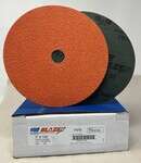 Norton NO-BlazeX Fiber edger disc 7" x 7/8" 25ct box 50 grit 70202