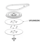 Pallmann Gecko Spring steel disc with Hook& loop # 5 48196