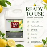 PolyCare Multi-Surface Floor Cleaner Refill (CITRUS) - 128 fl oz