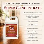 PolyCare Super Concentrate Hardwood Floor Cleaner (FRESH SCENT) - 128 Fl Oz