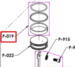 PRIMATECH P210W Piston Ring