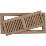 RED OAK Grillworks Custom size - Trimline, 3/4'' 14 X 14 DO, Red Oak Flush with frame mitered