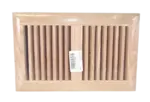 RED OAK WV-Unfinished Red Oak Wood Vent 6 X 10 Drop In