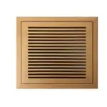RED OAK WV-Unfinished Red Oak Wood Vent 8" x 8" Flush Mount with Frame