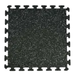 RUBBER FLOORING Interlocking Tiles 10% Gray 3/8 x 24" x 24" Center SOLD BY SQ FT, INCREMENT OF 4FT